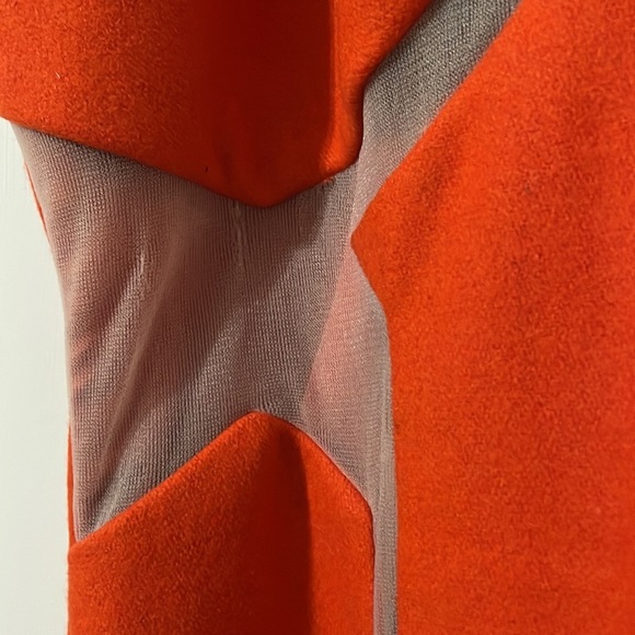 Three Floor Sexy Wool Blend Bodycon Sheer Panel Midi Dress Size 10 - Picture 8 of 11